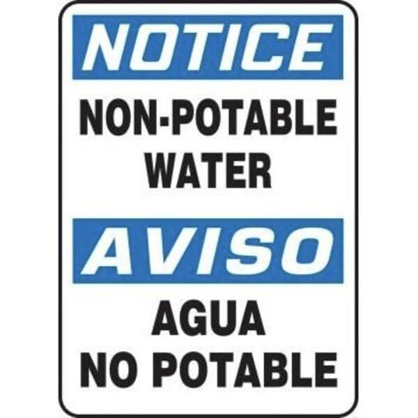 Accuform SPANISH BILINGUAL Safety Sign SBMCAW800XL SBMCAW800XL - main